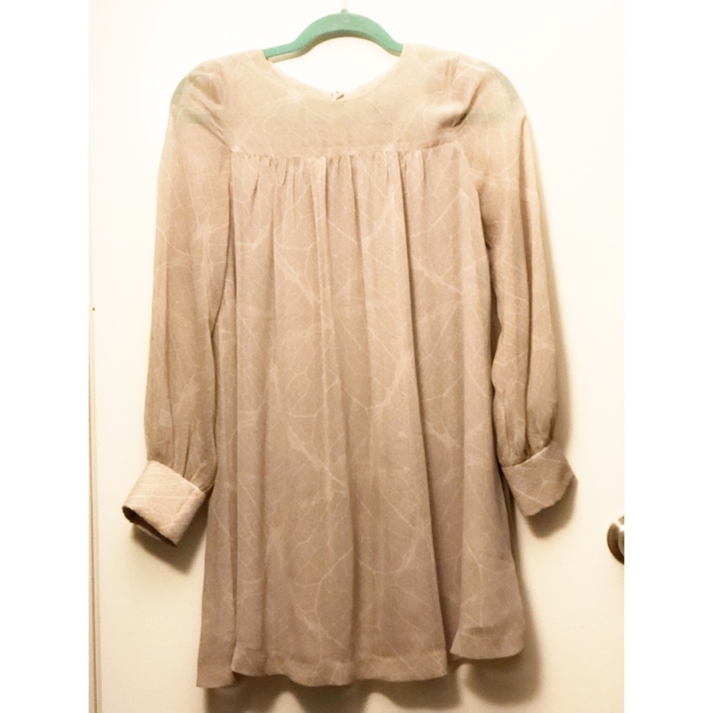 Nude toned shift dress, size 2